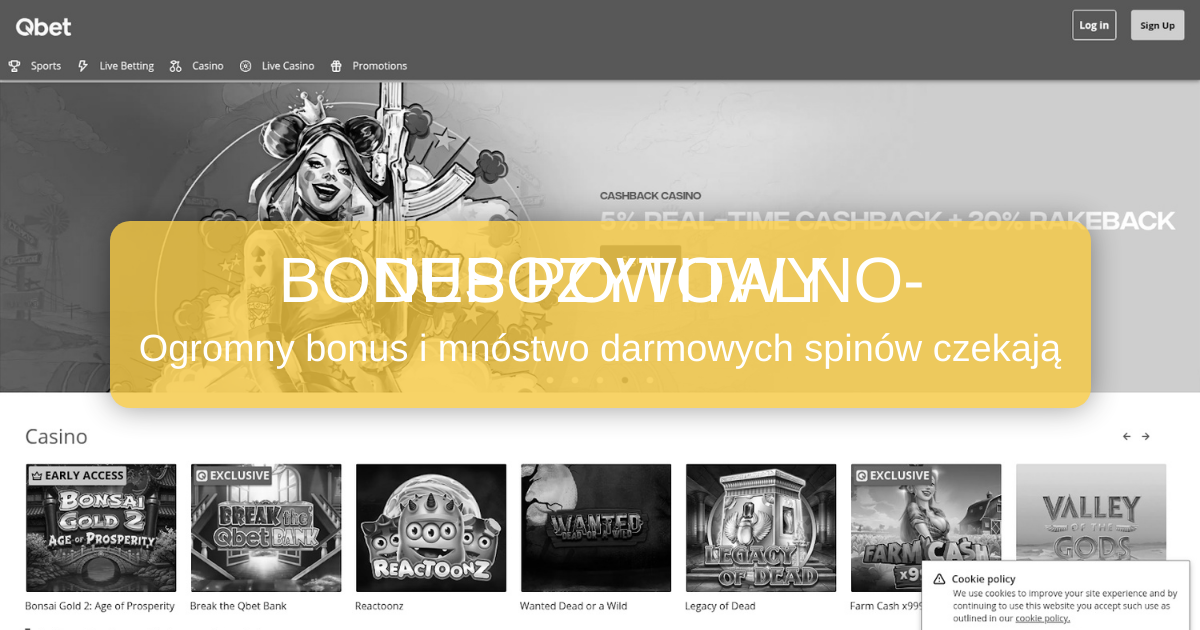 QBet Casino Polska - Najlepsze Sloty i Szybkie Wypłaty