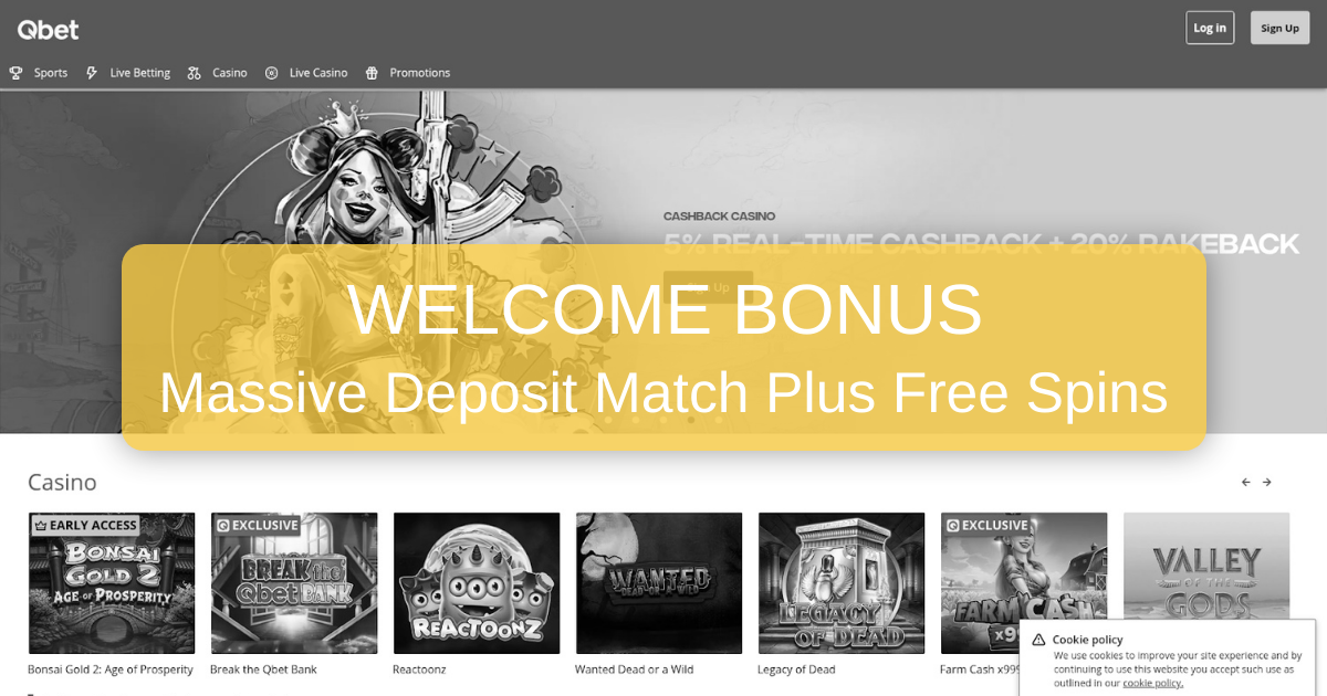 QBet Casino UK - Top Slots & Fast Withdrawals