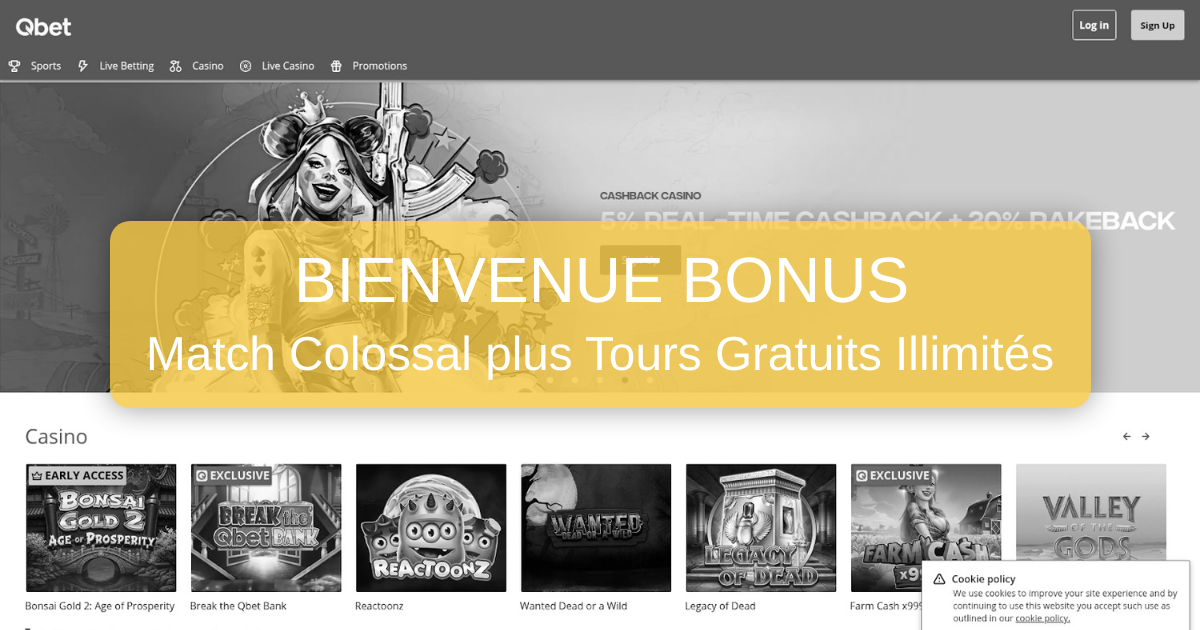 QBet Casino France - Meilleurs Jeux & Retraits Rapides